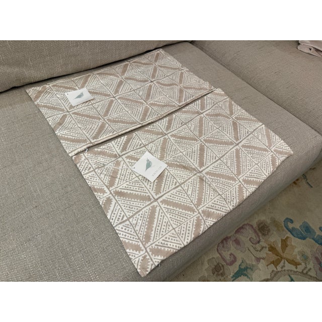 Coastal Serena & Lily Lumbar Pillow Covers, Pair For Sale - Image 3 of 12
