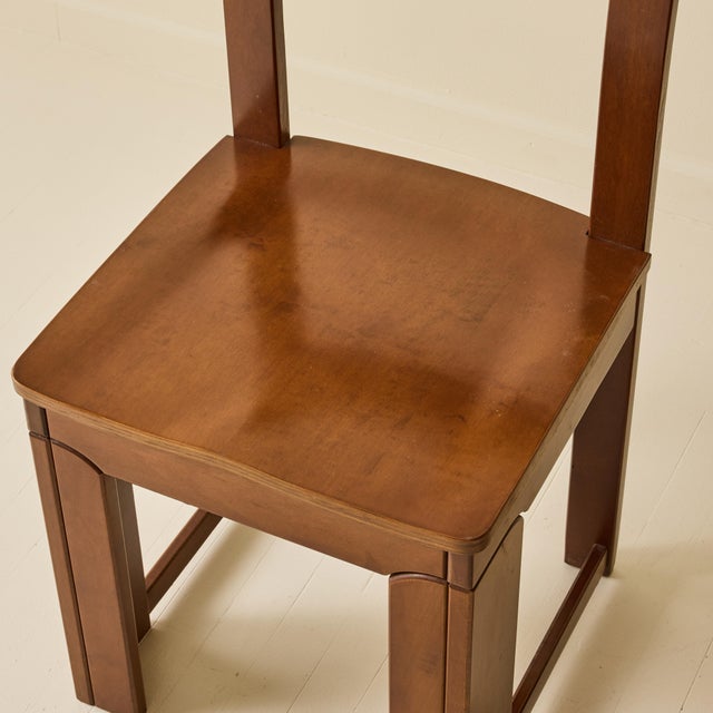 Italian Modernist Dining Chairs, Set of 6, 1970s For Sale - Image 9 of 10