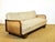Wood Art Deco Living Room Set in Curved Wood with Tweed and Cane, 1950s, Set of 3 For Sale - Image 7 of 18