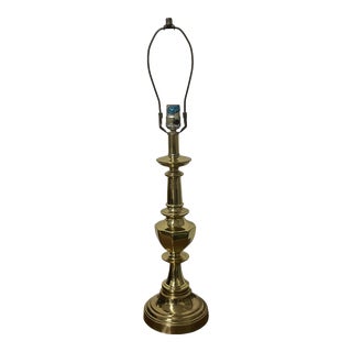 1960s Stiffel Style Brass Table Lamp For Sale