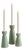 Libbey Taper Holders, Set Of 3 For Sale