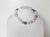 Aquamarine Morganite Beryl Beaded Necklace With Silver Clasp Porcelain Cameo Clasp For Sale - Image 9 of 11