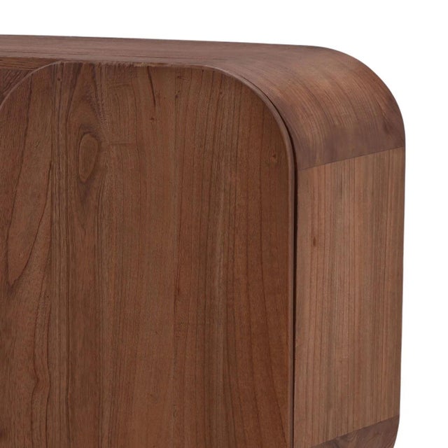 2020s Modern Rounded Deco Sideboard Credenza For Sale - Image 5 of 6