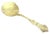 Early 20th Century Paye & Baker Floral Pansy Gilt Sterling Silver Nut or Confection Spoon For Sale - Image 4 of 5