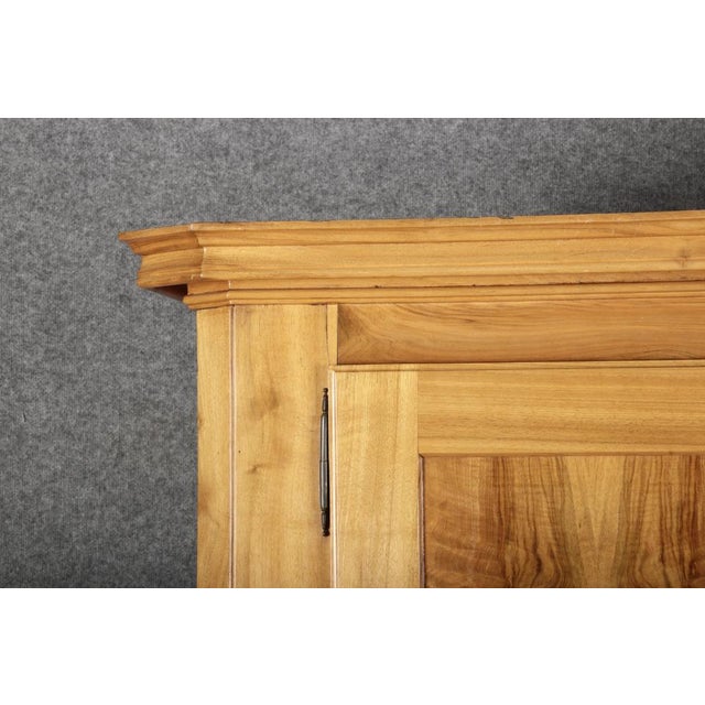 Antique Louis XVI Biedermeier Walnut Cabinet, 1800s For Sale - Image 14 of 18