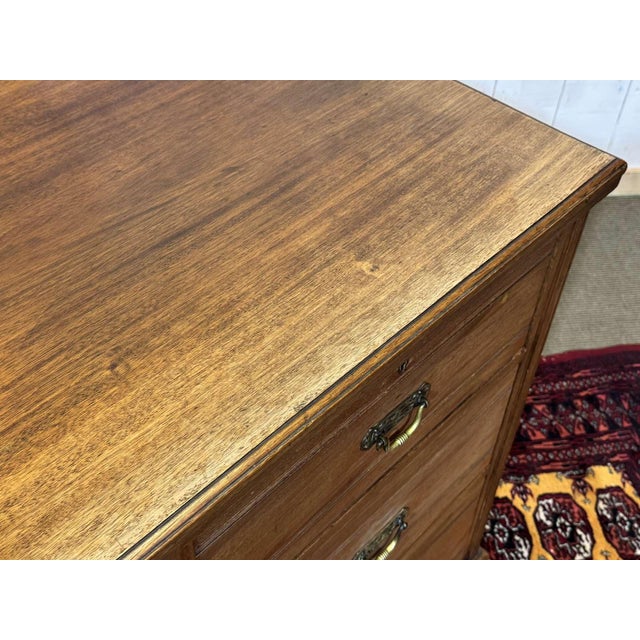 19th Century Victorian Mahogany Chest of Drawers For Sale - Image 4 of 16