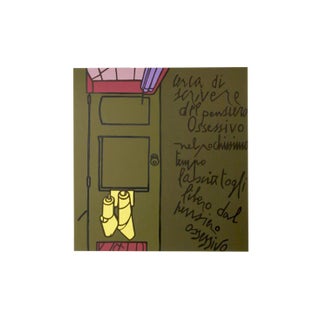 Oltiero Oltieri, Pop Art Serigraph by Valerio Adami For Sale