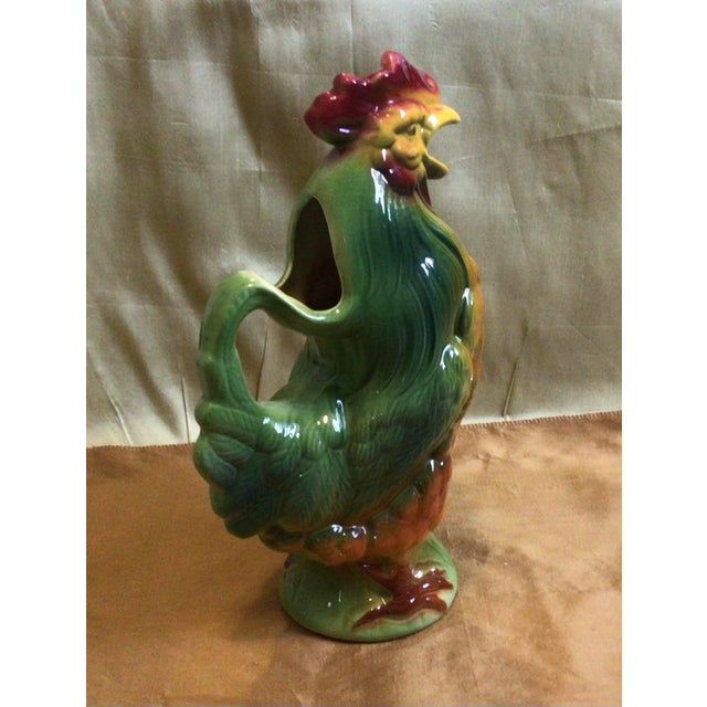 The Classic French Gallic Rooster …the informal national symbol of France..is ready for a USA home as a Water Jug. A...