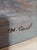 Framed vintage seascape oil painting on canvas featuring a lighthouse and sand dunes By M Grant Style: Coastal Color:...