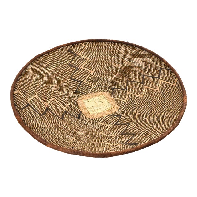 Early 20th Century Tonga Binga Basket 24 Inch For Sale