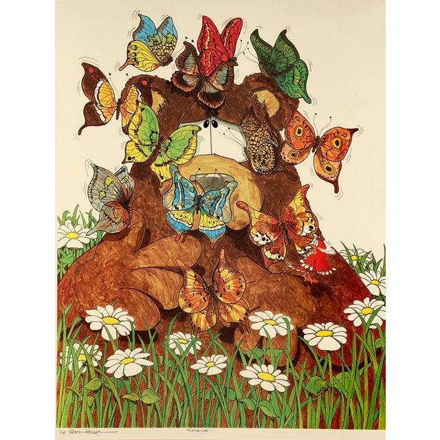 A limited edition offset lithograph by Robert Marble (American, 1946-) titled "Patience". A/P out of an edition of 500....