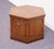 Altavista Lane Altavista Lane Walnut Mediterranean Inspired Traditional 26" Hexagonal Accent Storage End Table For Sale - Image 4 of 8