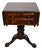 1910s Antique American Empire Mahogany Pembroke Drop-Leaf Work Table / Side Table For Sale