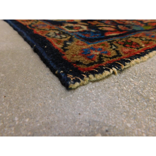 1940s Hand Made Persian Rug 4'10"x 7' For Sale In Los Angeles - Image 6 of 12