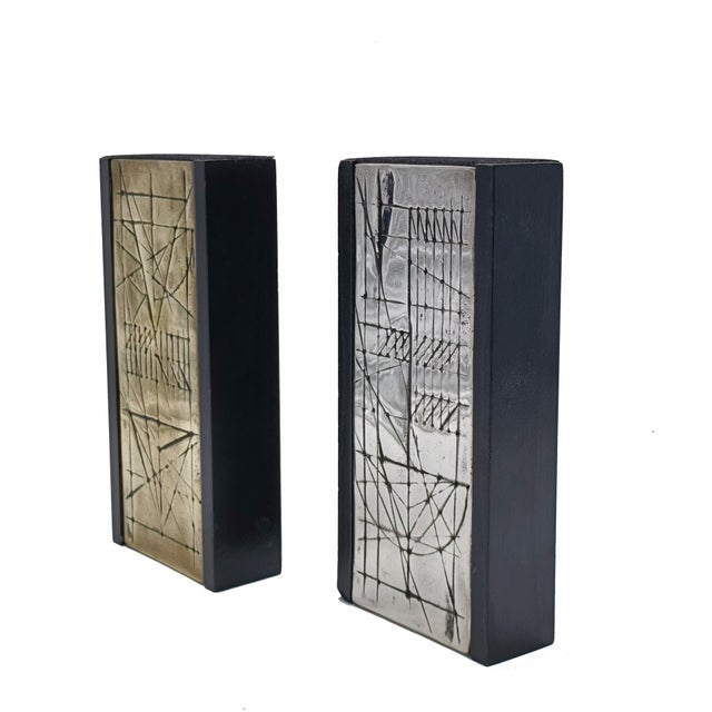 Walter Valentini, Table Sculptures, 1980s, Bronze, Set of 2 For Sale - Image 4 of 14