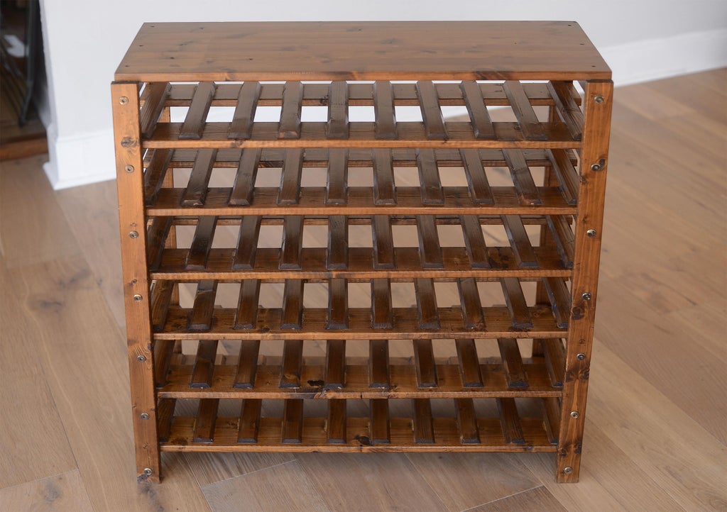 その他 TRADITIONAL WINERACK Antique Style 54-Bottle Wine Rack | Chairish