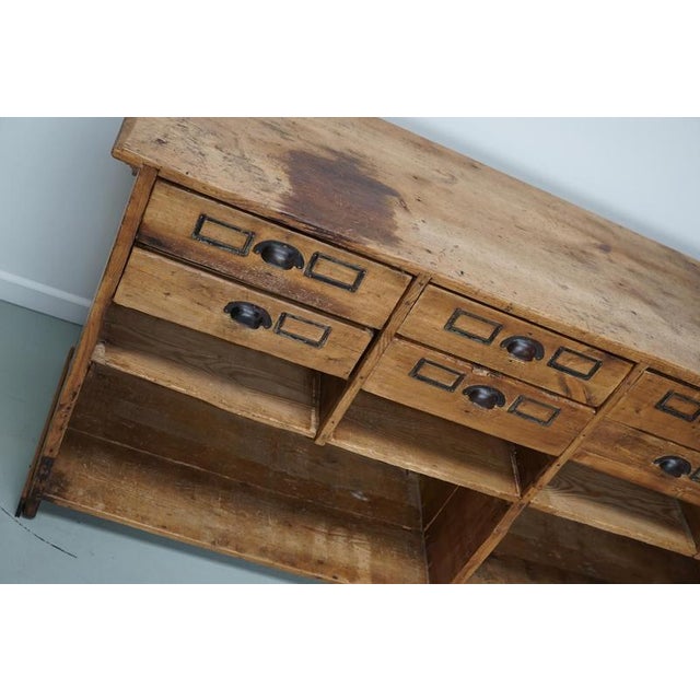 Vintage Rustic German Pine Apothecary Cabinet, 1930s For Sale - Image 11 of 18