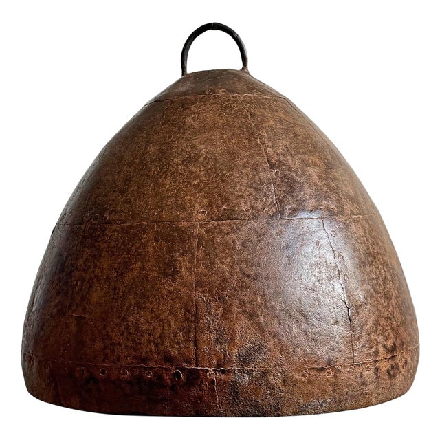 Vintage Iron Farmhouse Industrial Pendant Light For Sale