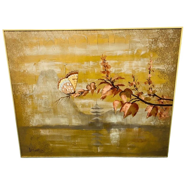 Transport your space back to the golden age of Mid-Century Modern decor with this striking large-scale painting titled...