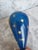 2000 - 2009 Hand-Painted Li Bien Angel Ornament With Gold & Blue Accents in Gift Box For Sale - Image 5 of 11