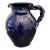 20th Century Blue Glazed Pottery Pitcher For Sale