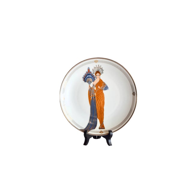 Art Deco Erté "Athena" Limited Edition Plate For Sale - Image 3 of 7