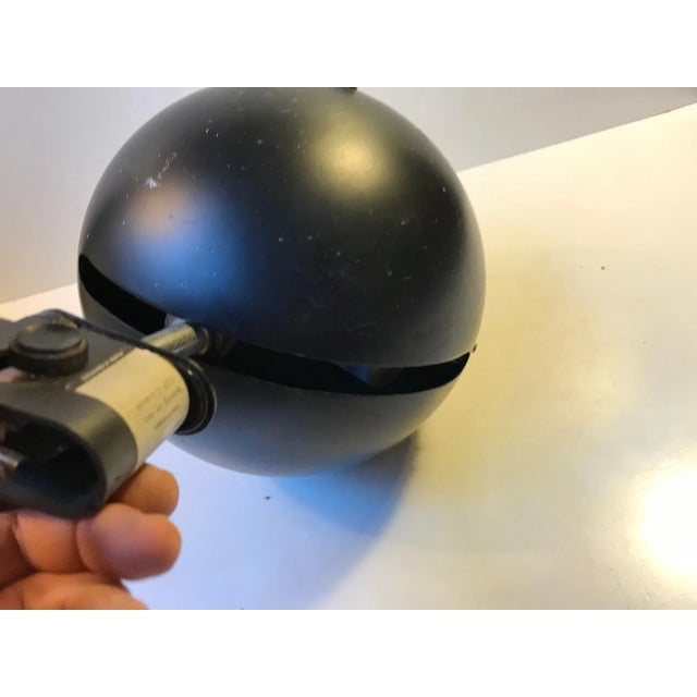 Black Black Ball Wall Sconce from Louis Poulsen, Denmark, 1970s For Sale - Image 8 of 9