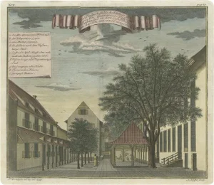 The Governor-Generals Residence in Batavia, Indonesia, 1739, Print