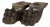 Carved Wooden Lion Paws, Set of 2 For Sale