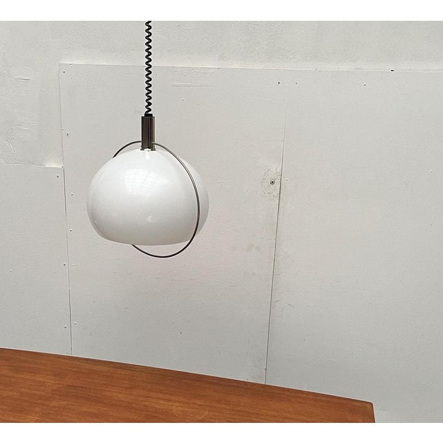 Mid-Century Swiss Space Age Pendant Lamp from Temde, 1960s For Sale - Image 12 of 18