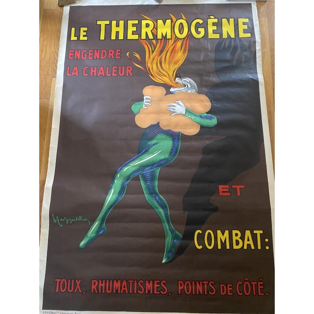 Thermogenic Poster from Cappiello, 1920s For Sale - Image 10 of 13