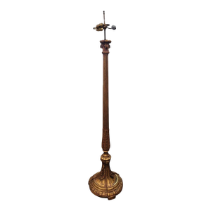Early 20th Century Neoclassical Carved Napoleon III Style Floor Lamp