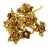Tiffany & Co. Ruby Diamond 18k Yellow Gold Floral Spring Brooch Pin For Sale