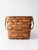 Vintage Splint Wood Picnic Basket For Sale - Image 13 of 16