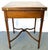 1930's Hand Made Mahogany Folding Handkerchief Game Table With Felt Top For Sale - Image 9 of 18