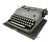 German Mechanical Typewriter with Carrying Case from Rheinmetall, 1950s For Sale