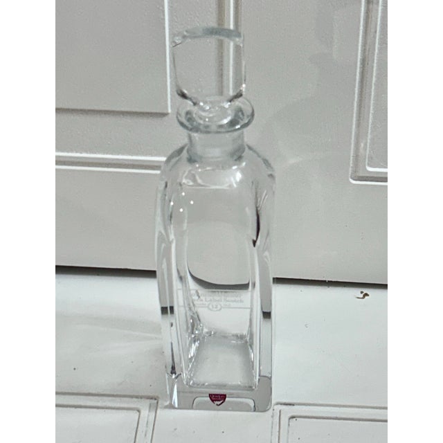 Orrefors 1960s Crystal Orrefor Jack Daniel’s Decanter For Sale - Image 4 of 5