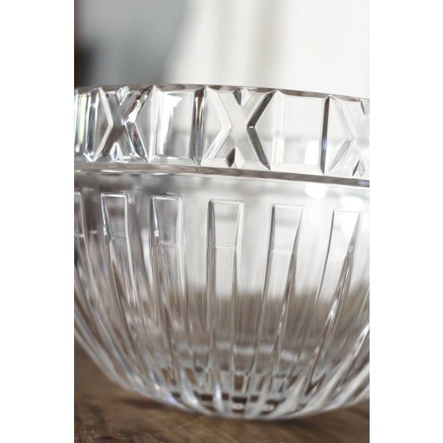 1980s 1980s Tiffany & Company Crystal Atlas Bowl For Sale - Image 5 of 12