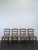 Louis XV Style Straw-Seated Chairs, Set of 4, in Very Good conditions.