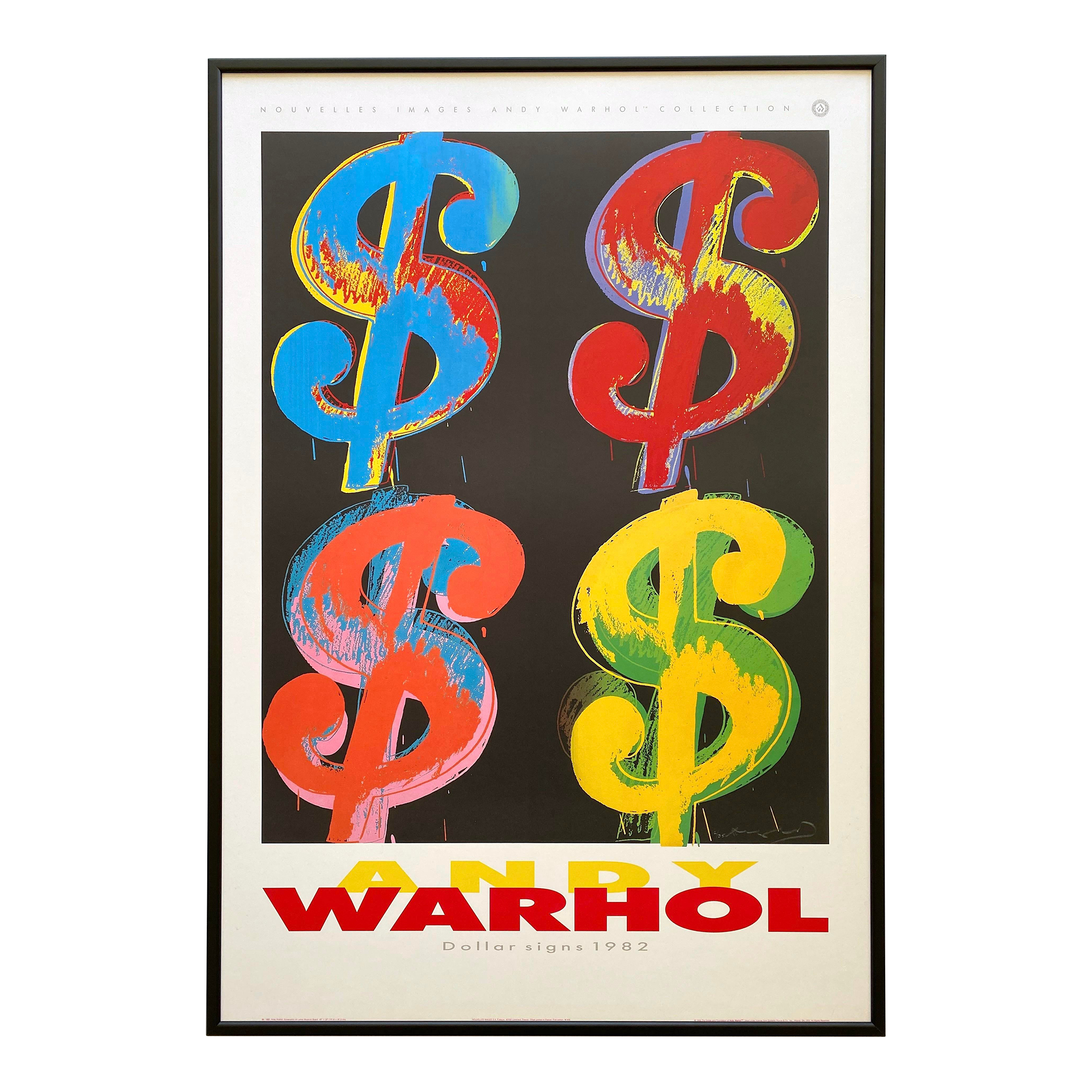1980's　ポストモダン　ヴィンテージ　アテンションマーク　ポップ　アート　鏡 andy-warhol-estate-vintage-