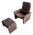 Set of Leather DS50 Armchair and Ottoman from de Sede, 1970s For Sale