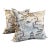 Chinoiserie Pagoda Motif Pillows, Pair For Sale