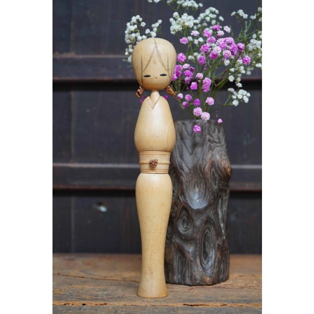 Sosaku Kokeshi by Takeda Masashi, 1970s For Sale - Image 9 of 9