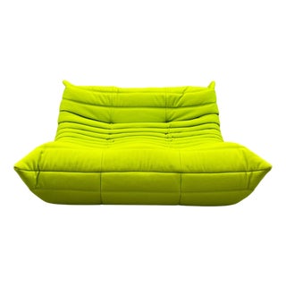 Lime Togo Two-Seater Sofa from Ligne Roset, 2010s For Sale