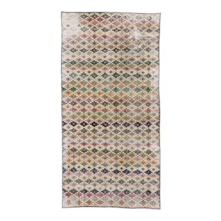 Vintage Turkish Sivas Rug, 04'07 X 09'00 For Sale