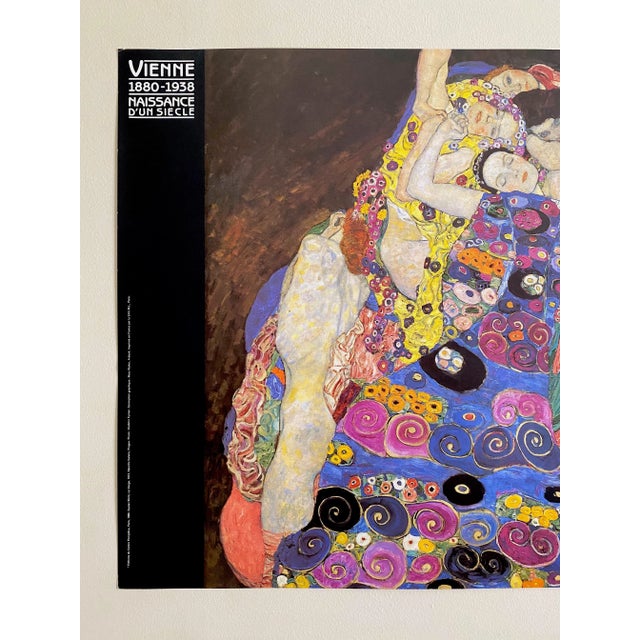 Gustav Klimt Vintage 1986 Lithograph Print Paris Museum