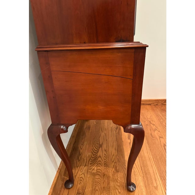 Antique Cherry Highboy C. 1760 For Sale - Image 10 of 11