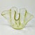 Italian Murano Glass Yellow Fazzoletto Handkerchief Vase by Dogi, 1970s For Sale - Image 4 of 8
