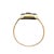Vintage Solid Yellow Gold Onyx & Natural Diamond Ring, Size 6.5 For Sale In New York - Image 6 of 8