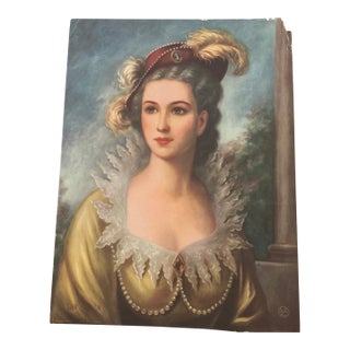 Vintage Thomas Gainsborough Lithograph “The Honorable Mrs. Graham” For Sale